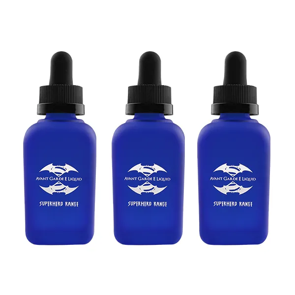 0mg Avant Garde E-liquid Superhero Range Range Glass Shortfill 50ml (Various VG/PG)