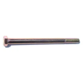 1/2"-13 x 7" Zinc Plated Grade 8 Steel Coarse Thread Hex Cap Screws