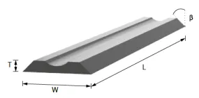 160x14.1x2.56 Terminus Quick Change Knife -BOX OF 10