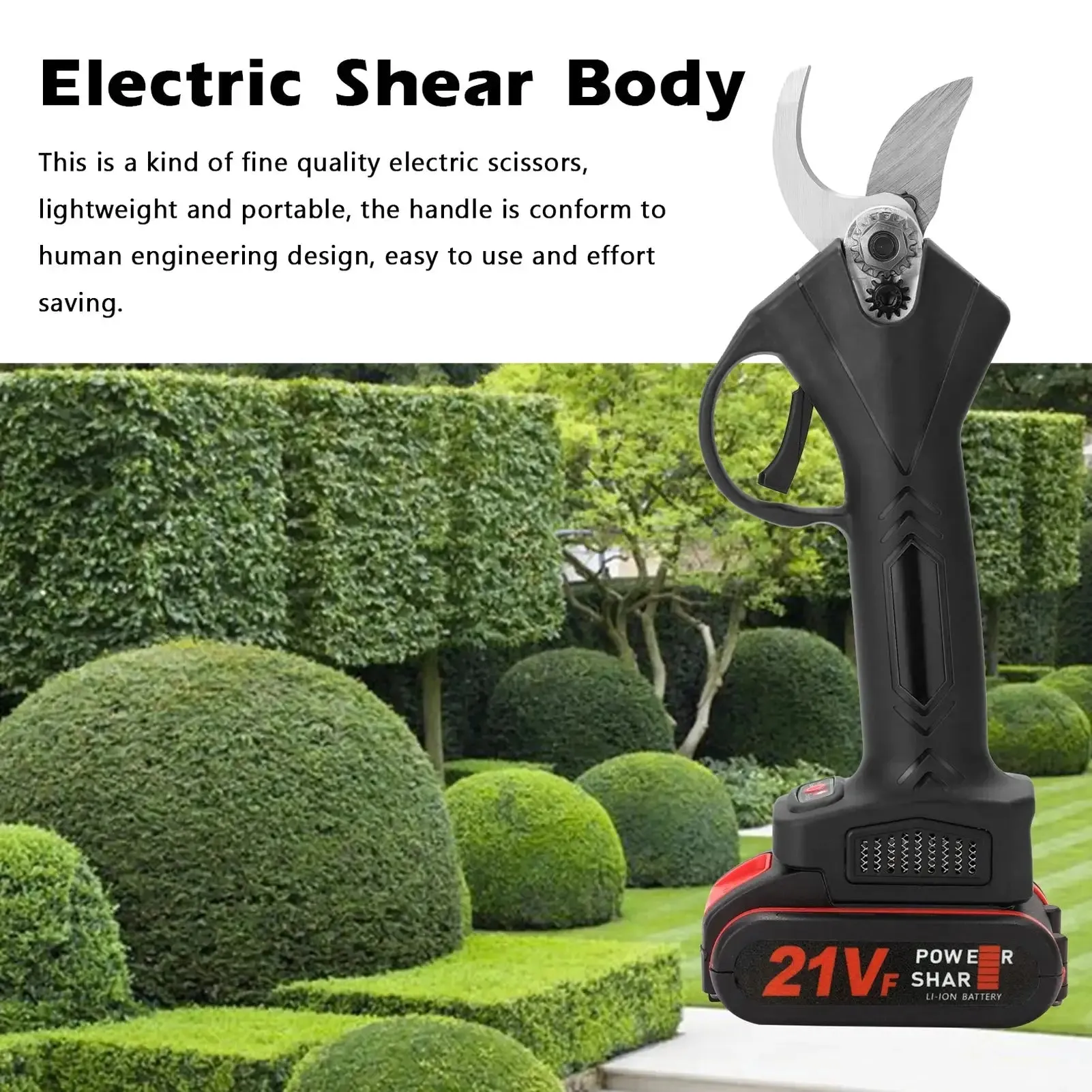 21V Cordless Electric Garden Pruner