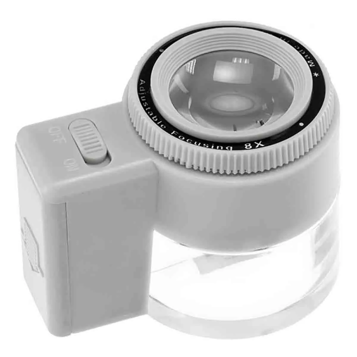 31.8mm - 1 1/4 inch 8x Illuminated Adjustable Focus Magnifier