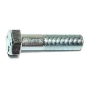 3/4"-16 x 3" Zinc Plated Grade 5 Steel Fine Thread Hex Cap Screws