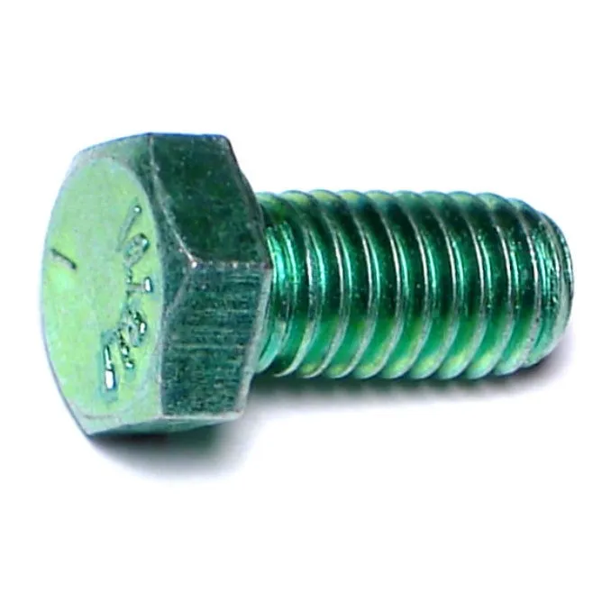 3/8"-16 x 3/4" Green Rinsed Zinc Grade 5 Hex Cap Screws (288 pcs.)