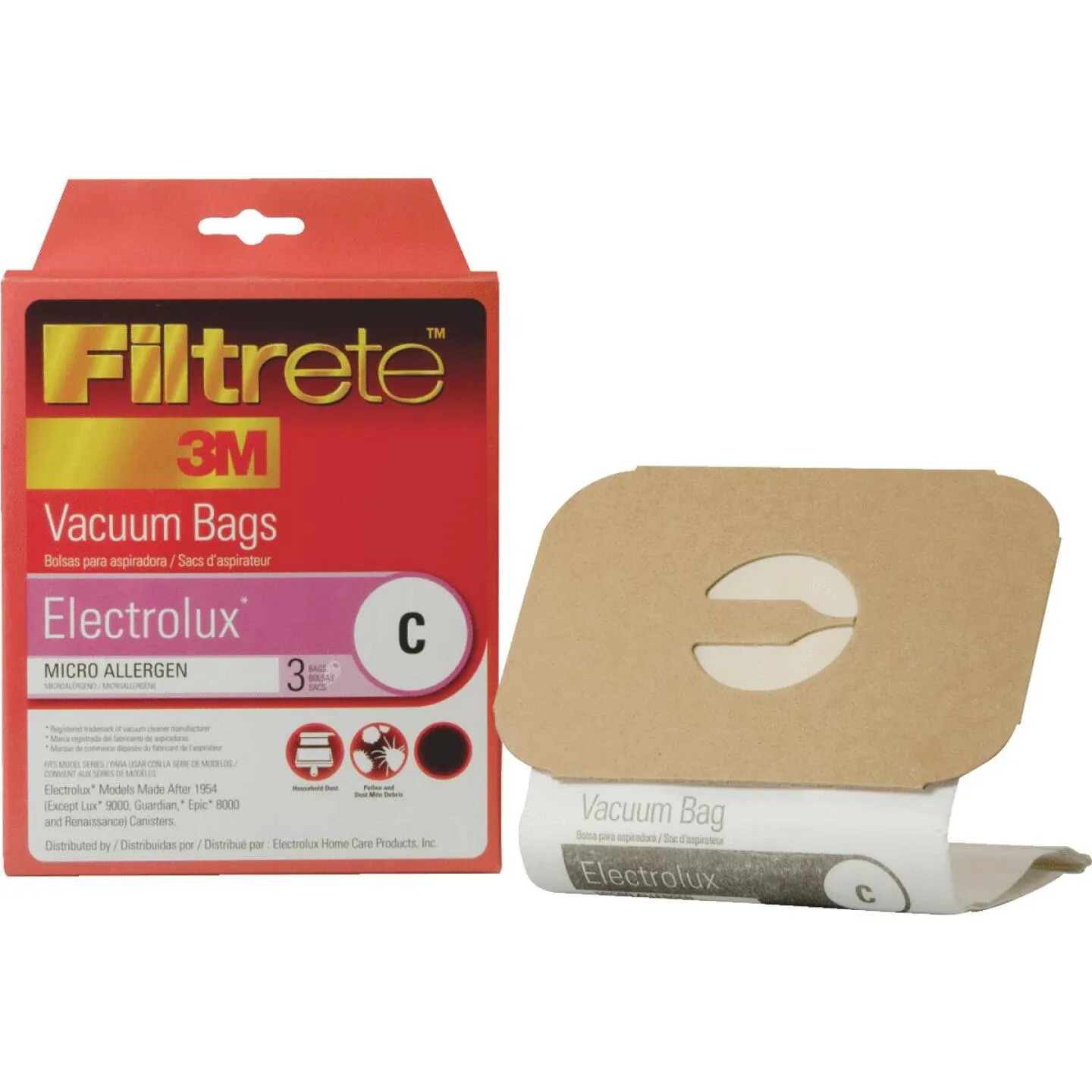 3M Filtrete Electrolux Type C Micro Allergen Vacuum Bag (3-Pack)