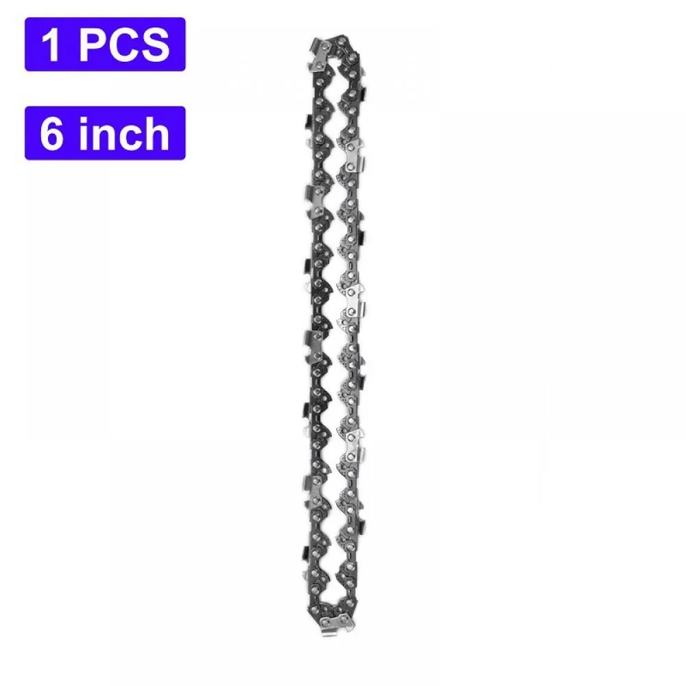 4 Inch 6 Inch Mini Chainsaw Chain, Replacement Chains for Cordless Handheld Mini Chainsaw, Guide Saw Chains for Pruning Shears and Wood Cutting