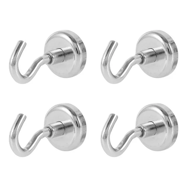 4Pcs Strong Magnetic Hooks