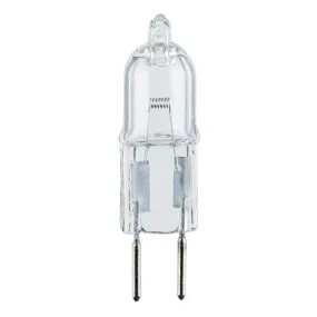 5 Watt T3 JC Halogen Low Voltage Clear G4 Base, 12 Volt, Card