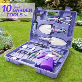 5/10Pcs. Garden Tool Set with Case