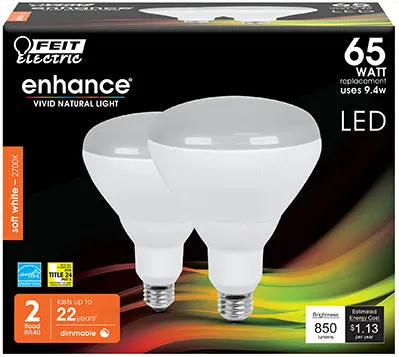 65W EQ SOFT WH BR40 LED