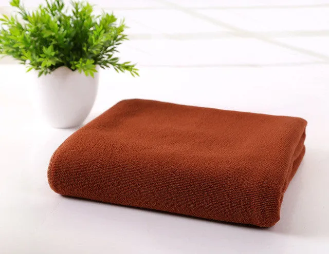 70 x 140 cm Fiber De Bambou Microfibre Sechage Rapide Douche Bath Towel Douce Super Absorbant Home Textile Large Thick Towel