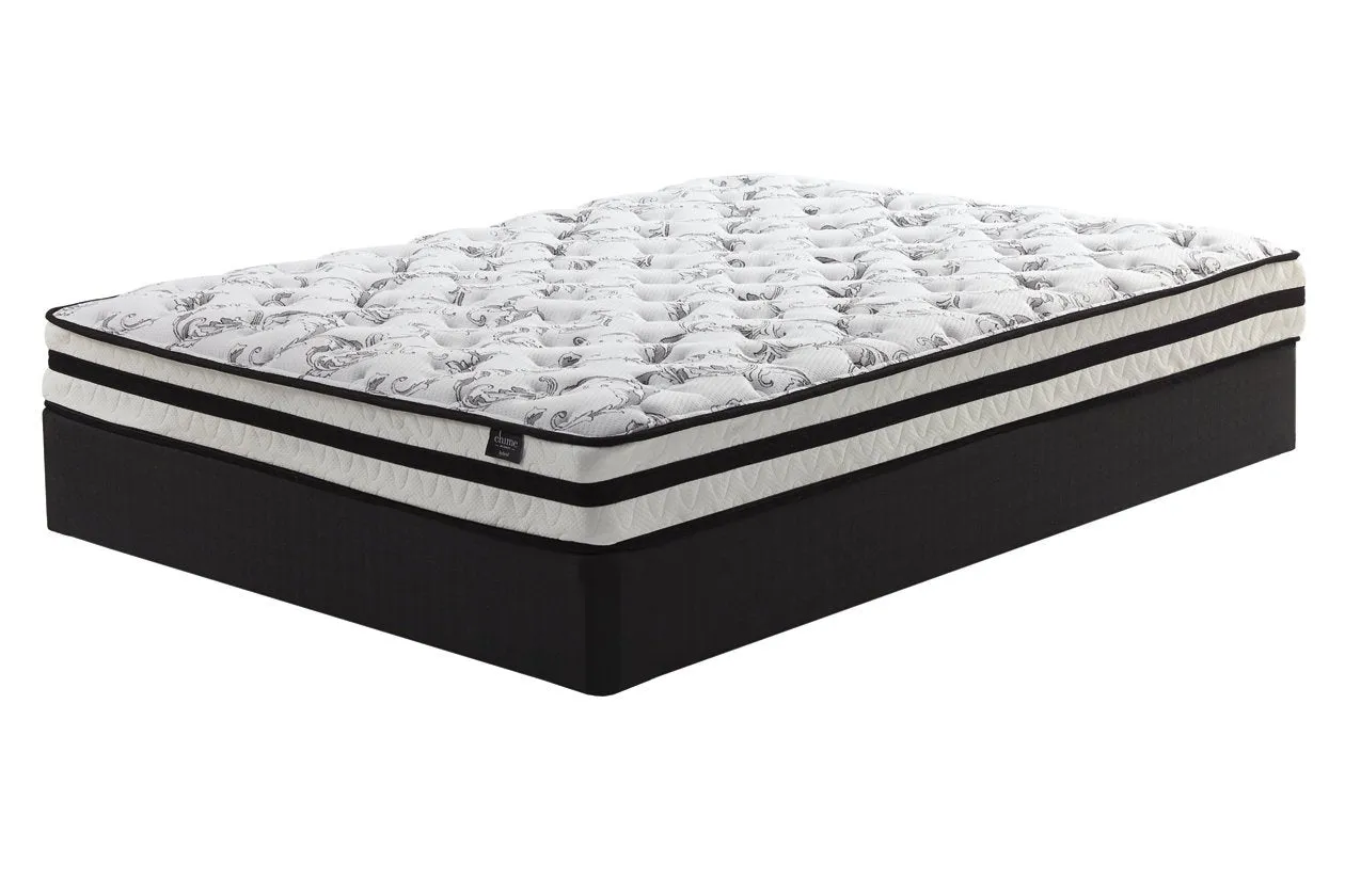 8 Inch Chime Innerspring White Queen Mattress in a Box