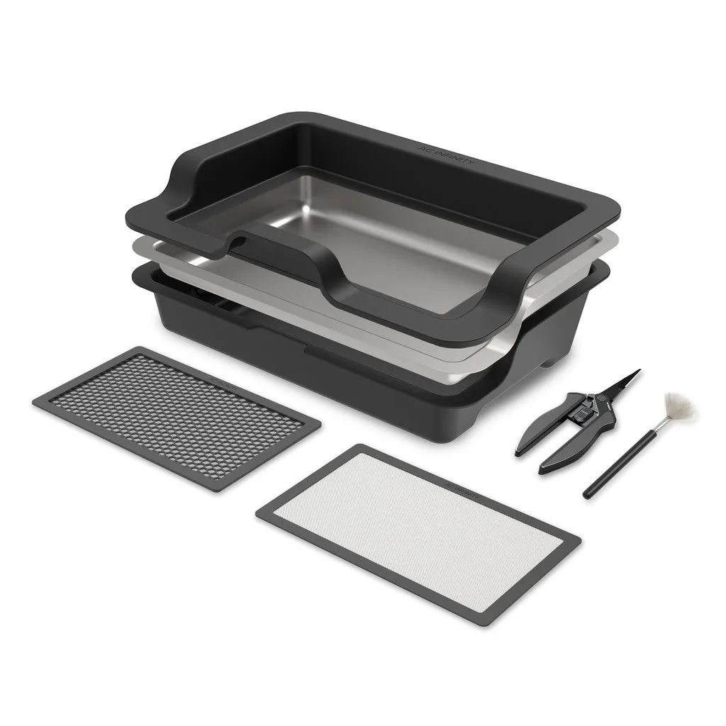 AC Infinity Large Trim Tray System, 3-Tray & 2-Screen Kit