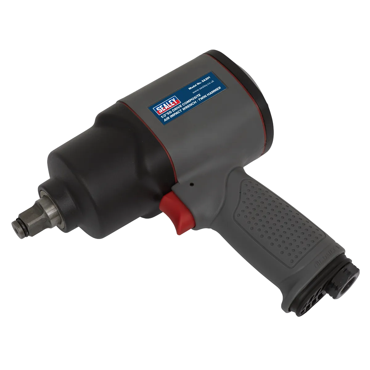 Air Impact Wrench 1/2"Sq Drive Composite - Twin Hammer