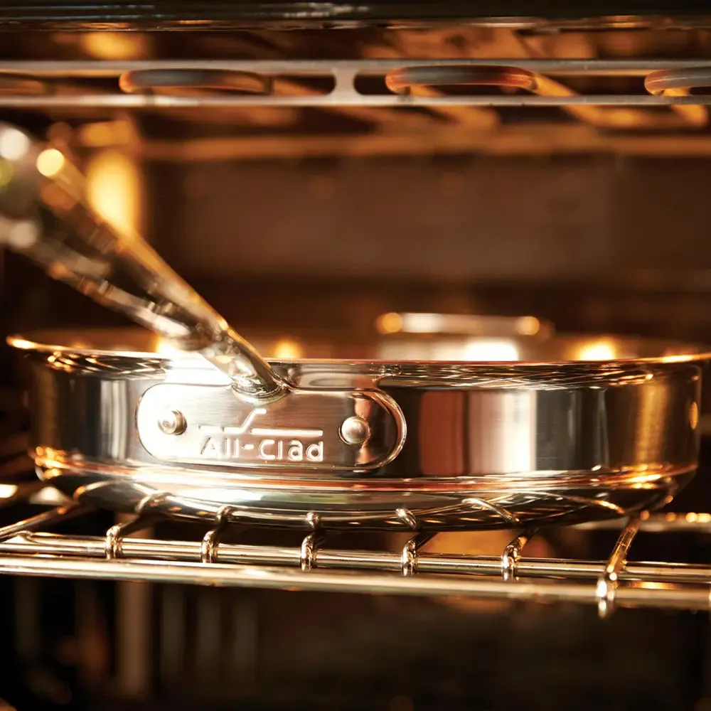 All-Clad 10 Piece 5 Ply Stainless Steel Cookware Set, Copper Core