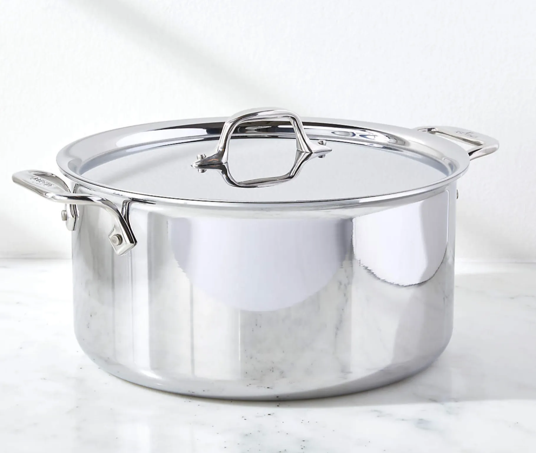 All-Clad © d3 Stainless Steel 8-Quart Stockpot with Lid