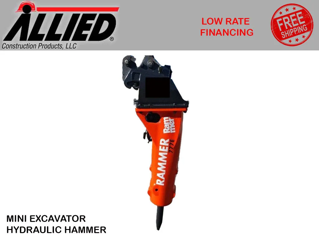 ALLIED RAMMER Excellence series compact excavator hydraulic hammers