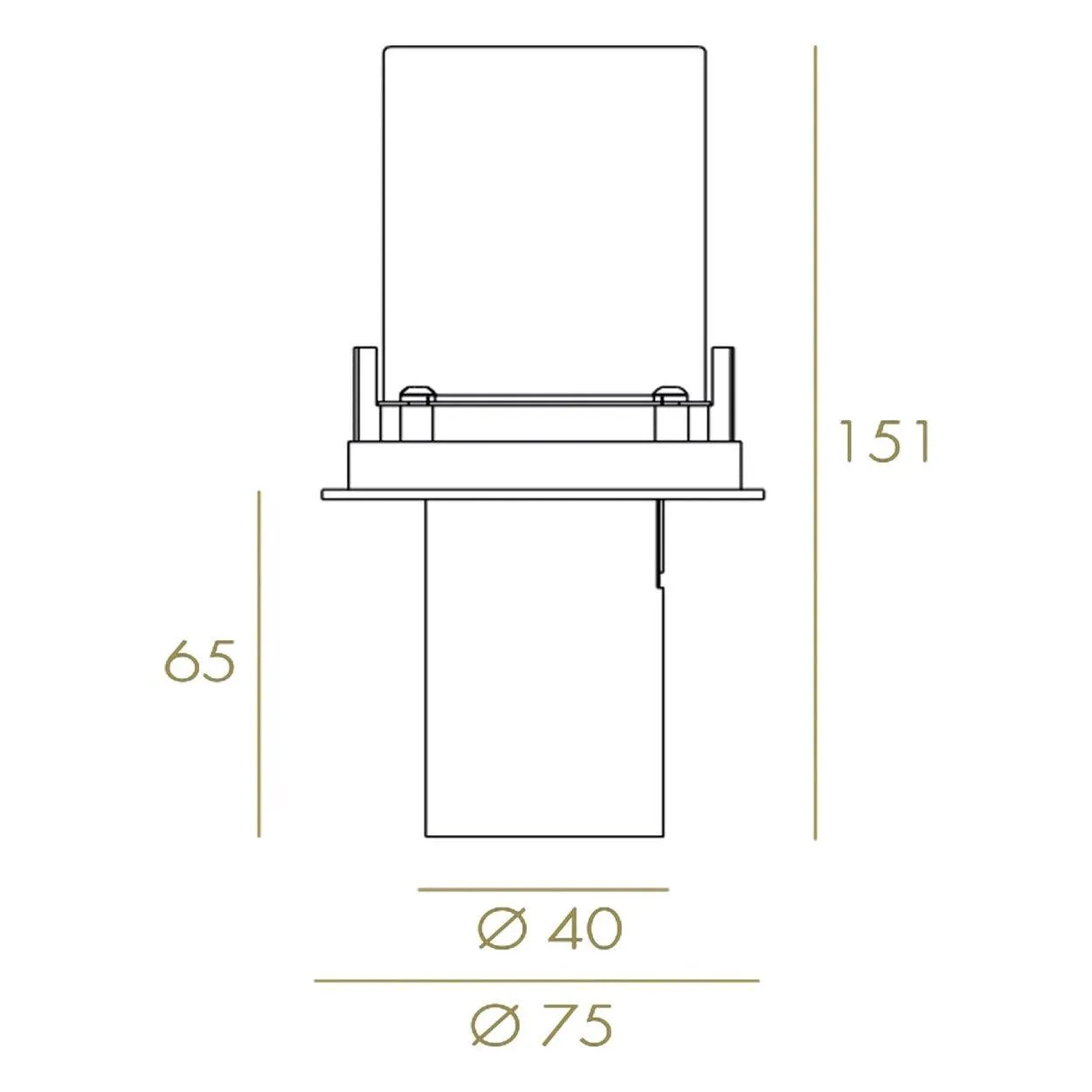 Ankur Euro Senior Pull-Out Round Recessed LED Downlight