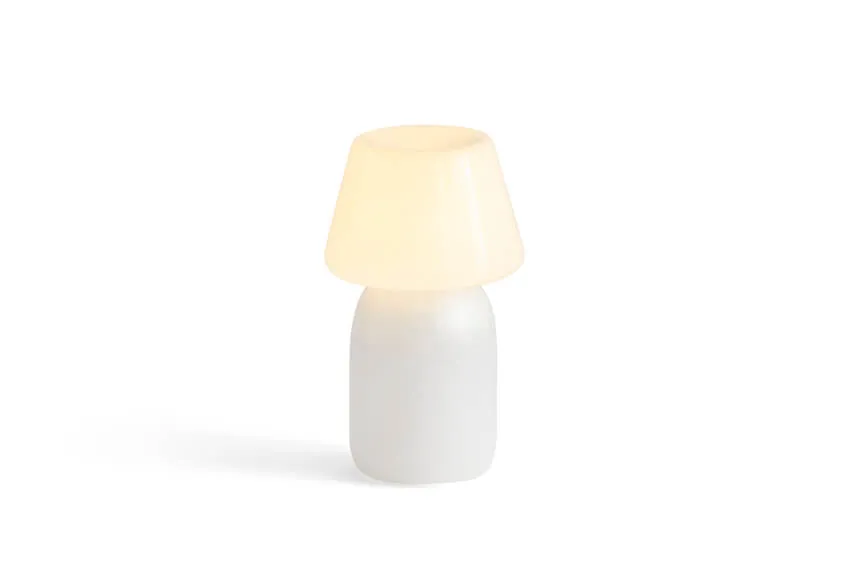 Apollo Portable Lamp | Rechargeable | Opal White | by HAY