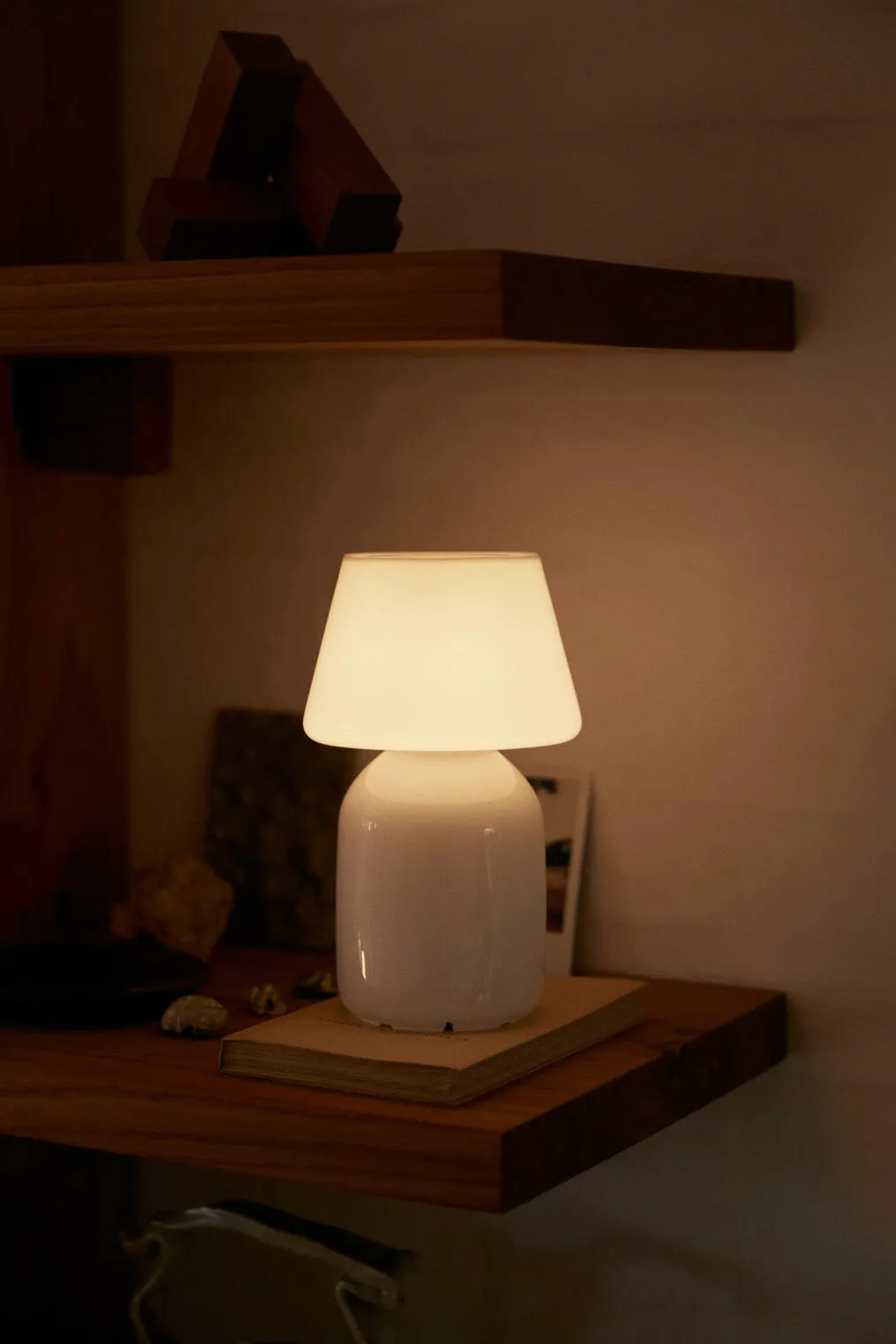 Apollo Portable Lamp | Rechargeable | Opal White | by HAY