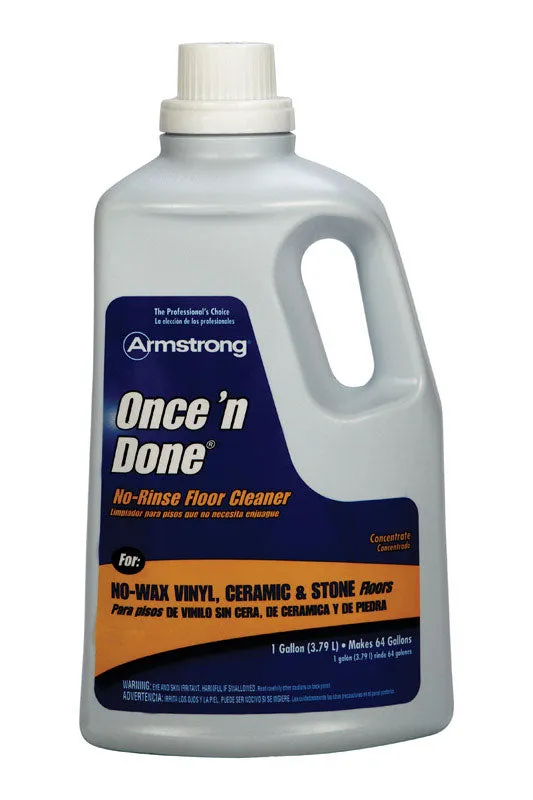 Armstrong Once'N Done Citrus Scent Floor Cleaner Liquid 1 gal