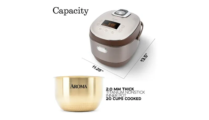 Aroma Housewares 10 Cup (Uncooked) Rice Cooker/Multicooker (New) - Ships Quick!