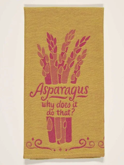 Asparagus Why Does It Do That? Dish Towel