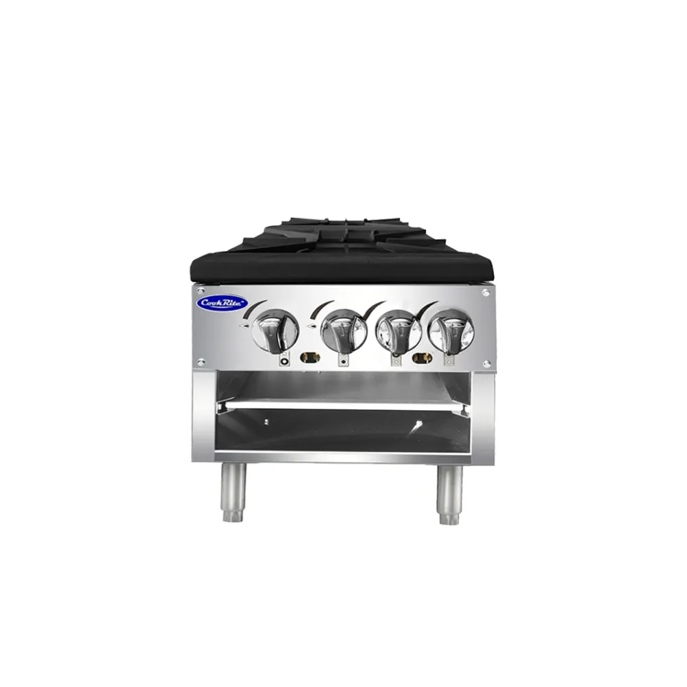 Atosa ATSP-18-2L 40" Natural Gas 1-Burner Stock Pot Stove - 80,000 BTU