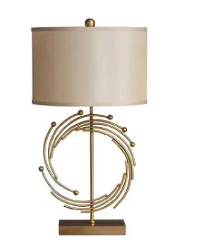 Aura Golden Finish Table Desk Lamp (T9236)