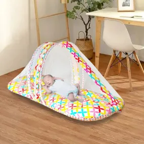 Baby Bedding Set with Mosquito net and Pillow (Flower)