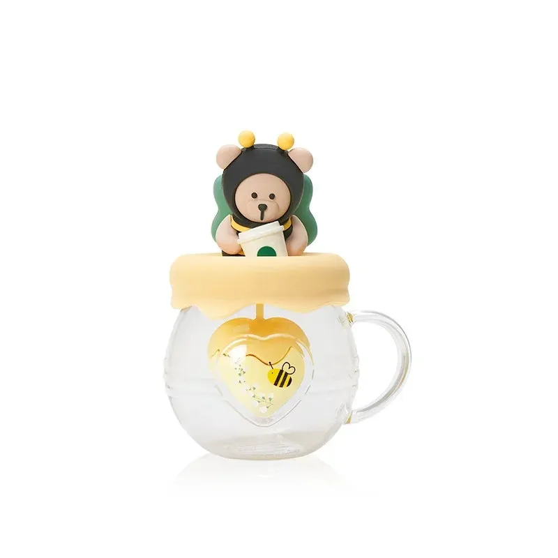 Bear Bee Honey Pot Tea Infuser Mug