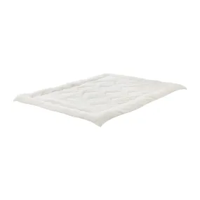 Bedra Fleece Mattress Topper Reversible Pillowtop Pad Cover Fully Fitted Double