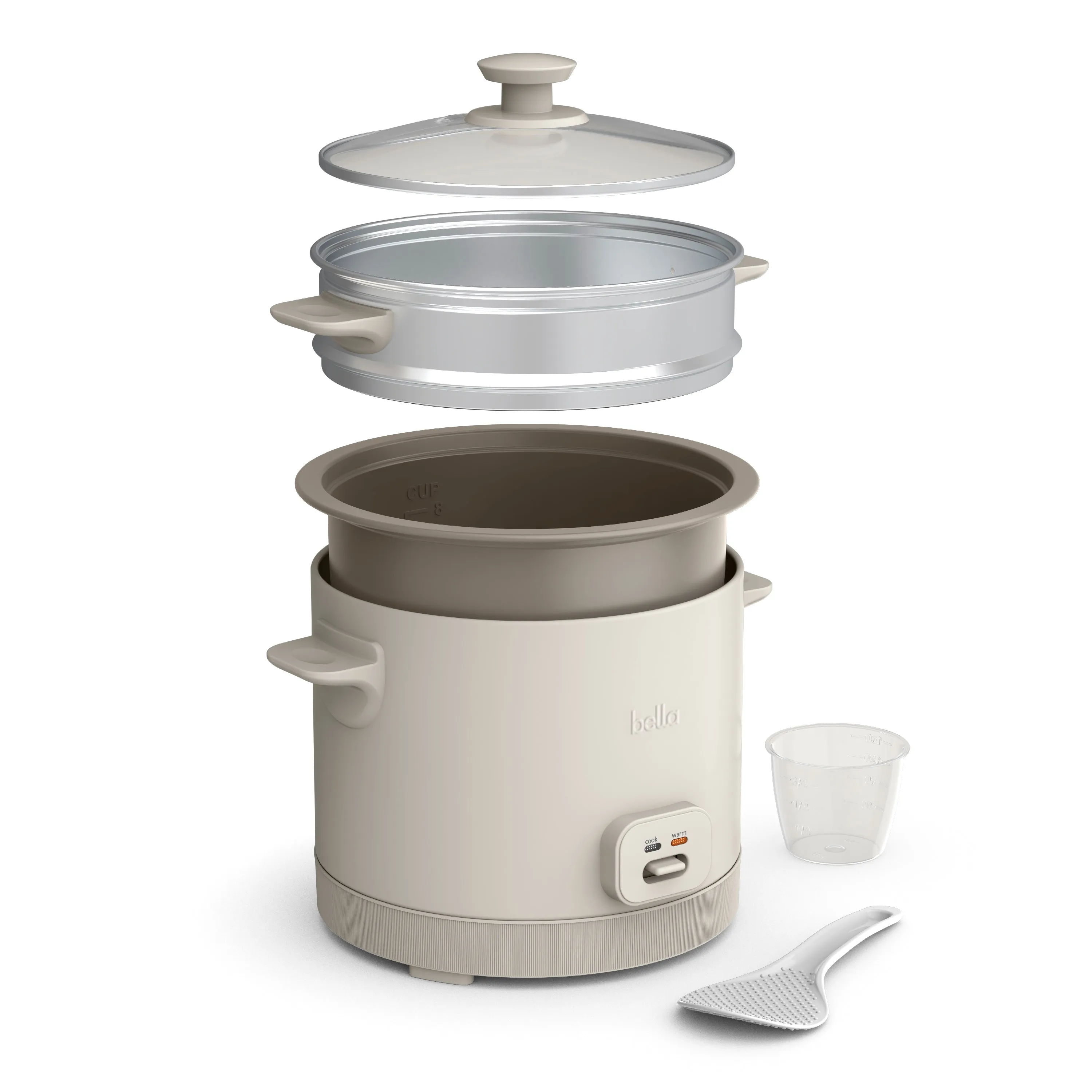 bella 16-Cup Rice Cooker and Steamer