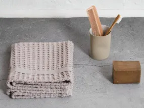 Big Waffle Hand Towel - Dusty Lavender