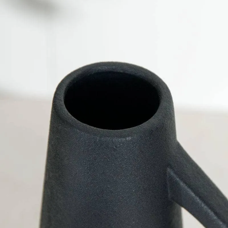 Black Jug Vase - 31cm