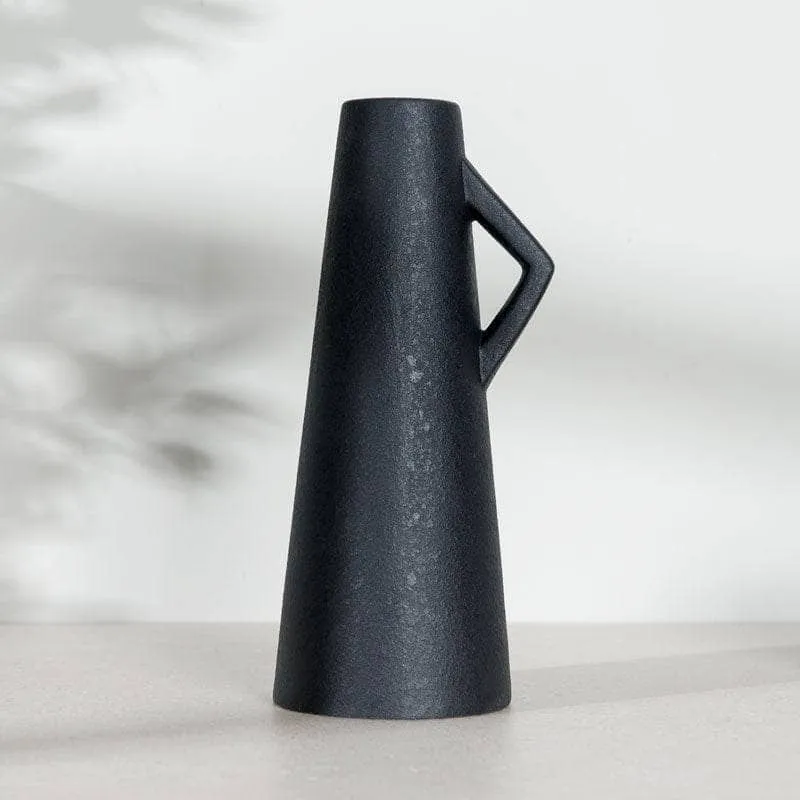 Black Jug Vase - 31cm