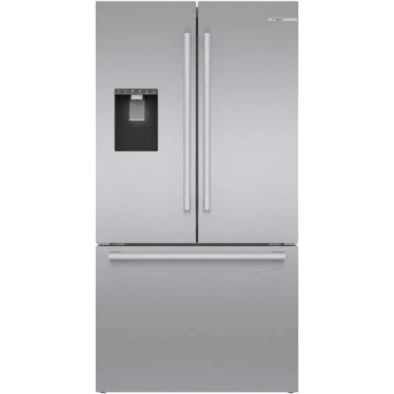 Bosch 36-inch, 20.8 cu.ft. Counter-Depth French 3-Door Refrigerator with QuickIcePro System™ B36CD50SNS