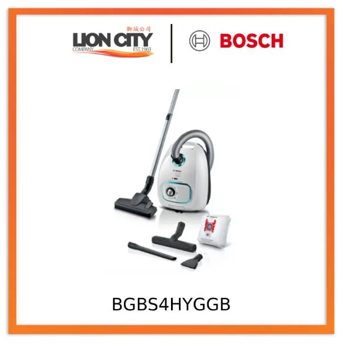 Bosch BGBS4HYGGB 4 Bagged Vacuum Cleaner ProHygienic White