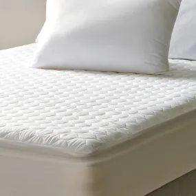 Bounceback Double Mattress Pad, White