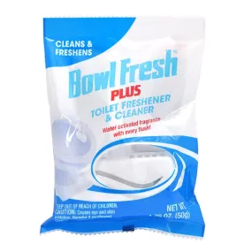 Bowl Fresh Clean Scent Toilet Deodorizer and Cleaner 1.76 oz Tablet