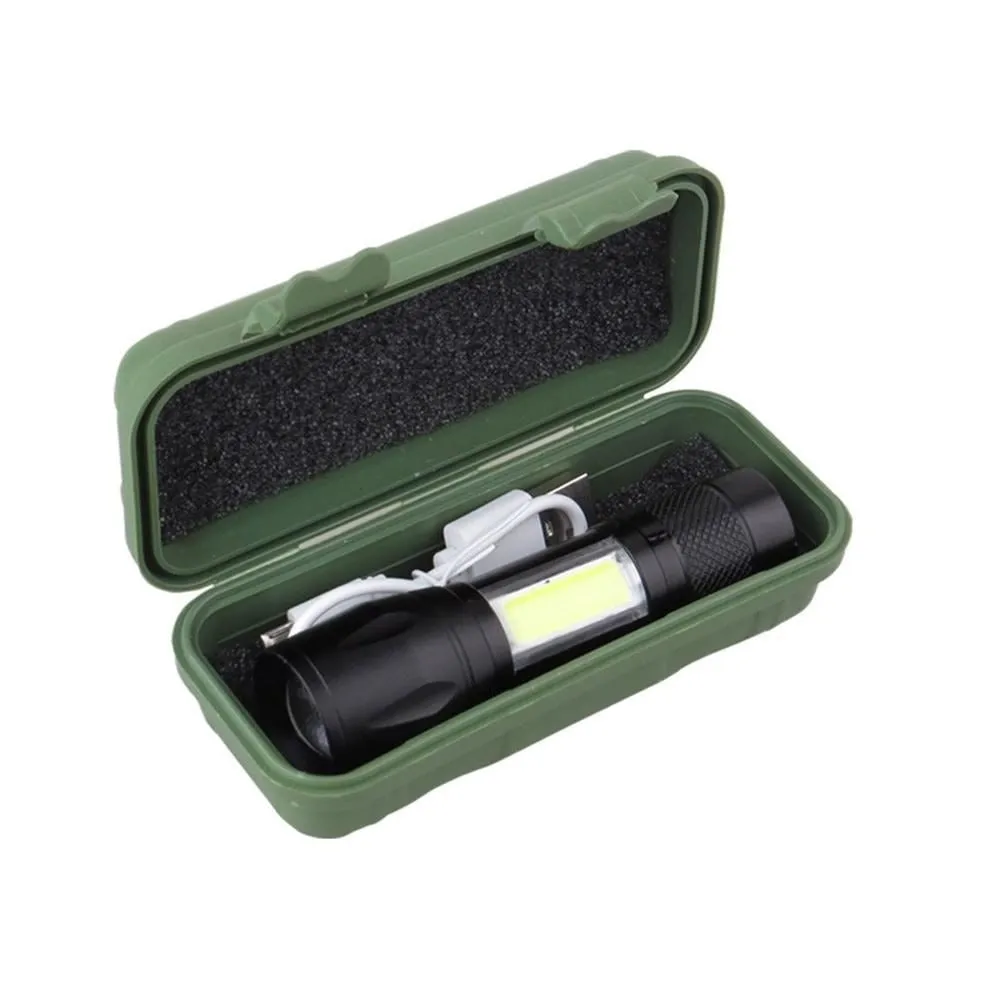 Boxed Soldier Rechargeable Led Flashlight