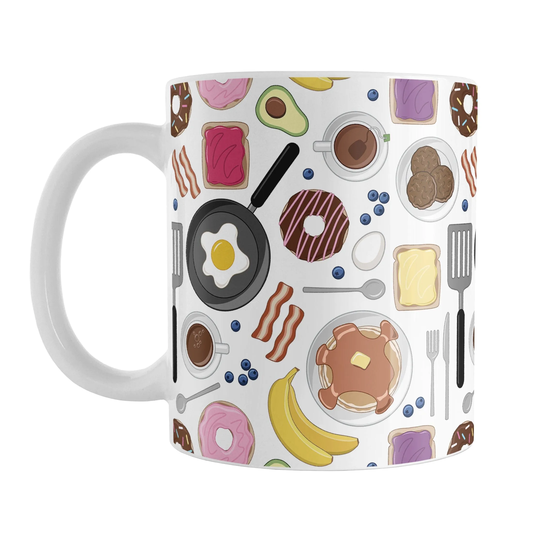 Breakfast Pattern Mug