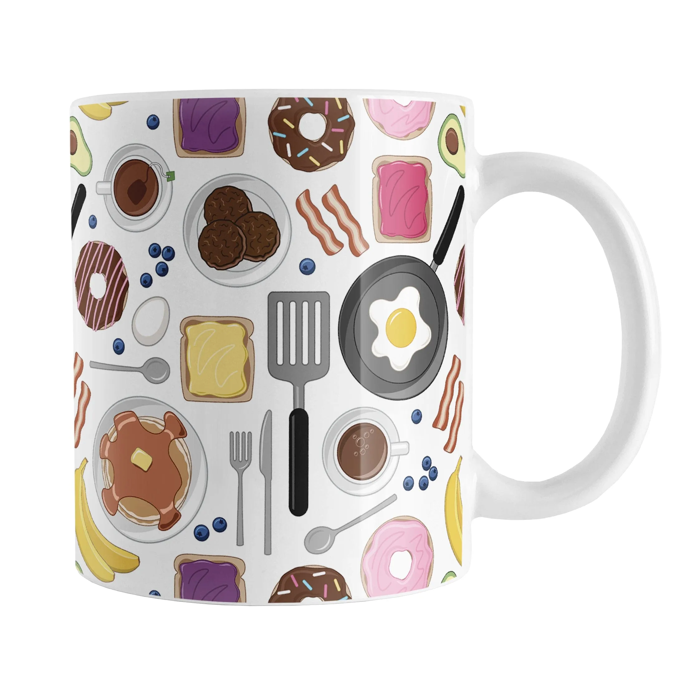 Breakfast Pattern Mug