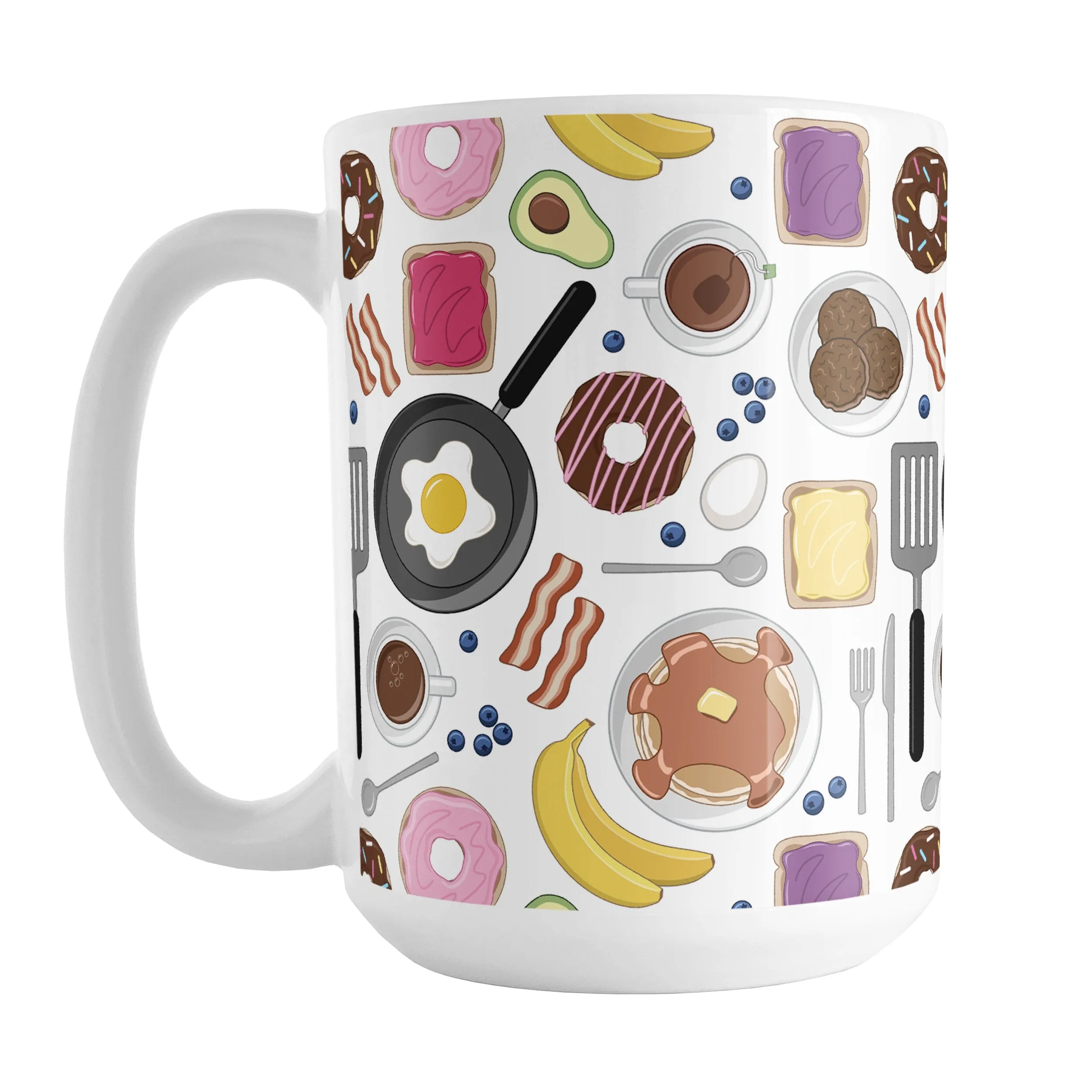 Breakfast Pattern Mug