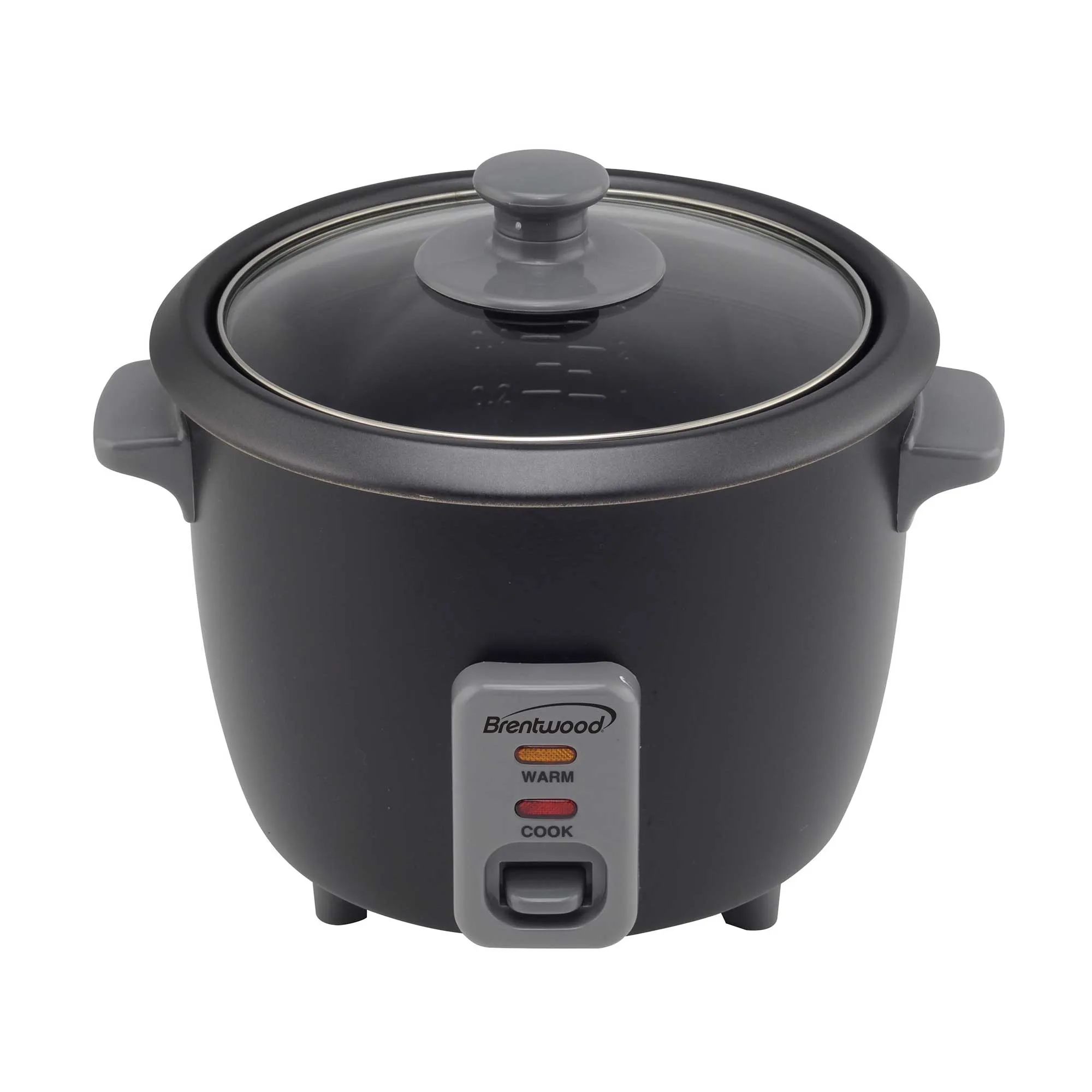 Brentwood TS-700BK 4-Cup Uncooked/8-Cup Cooked Rice Cooker, Black