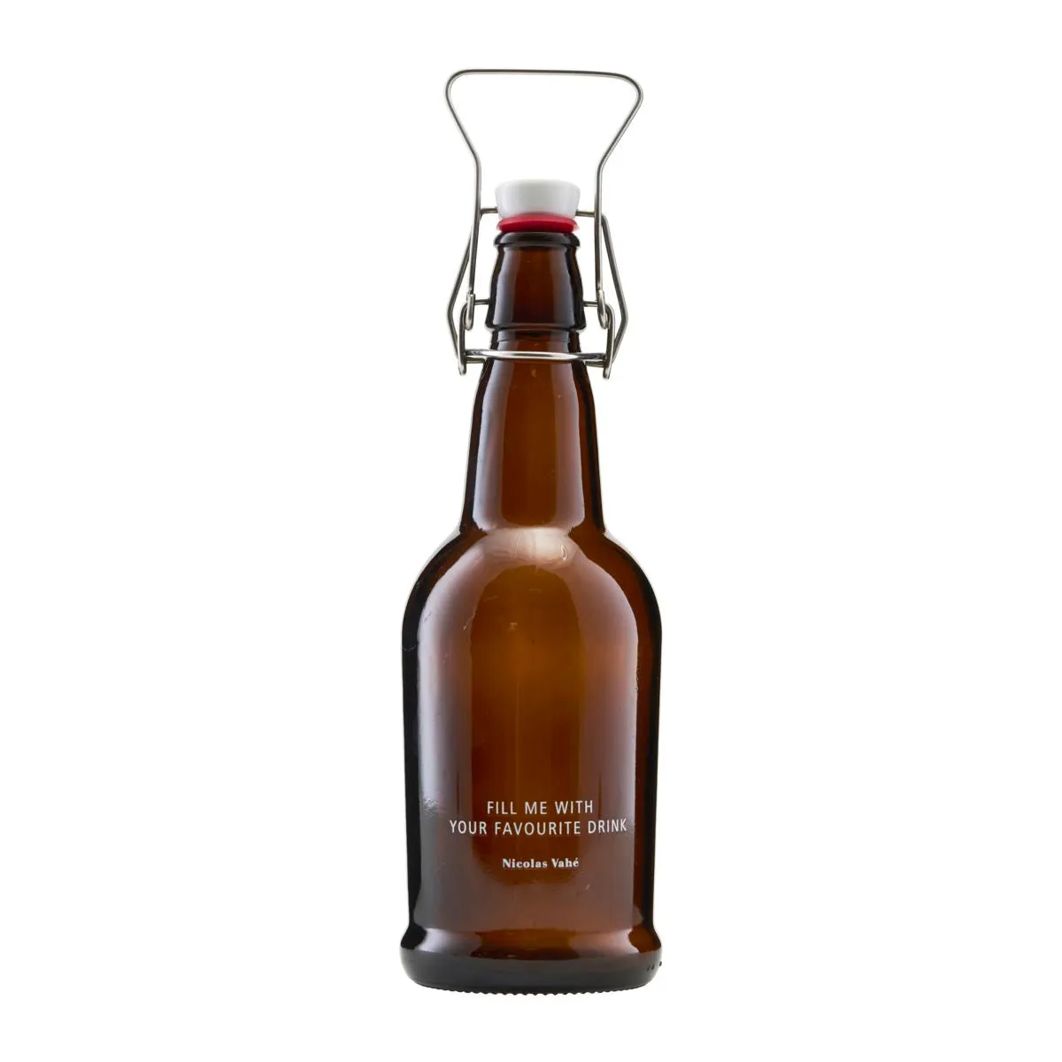 Brown Bottle With Patent Plug