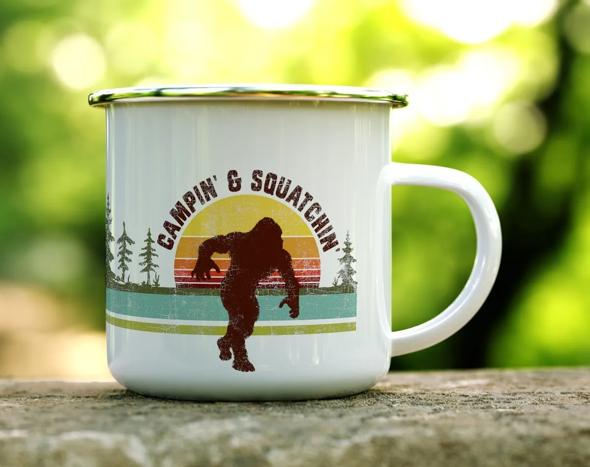 Campin' & Squatchin Camp Mug