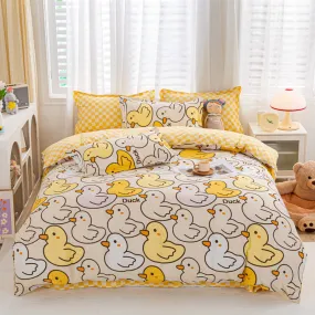 Cartoon Quack Quack Duck Bedding Sets