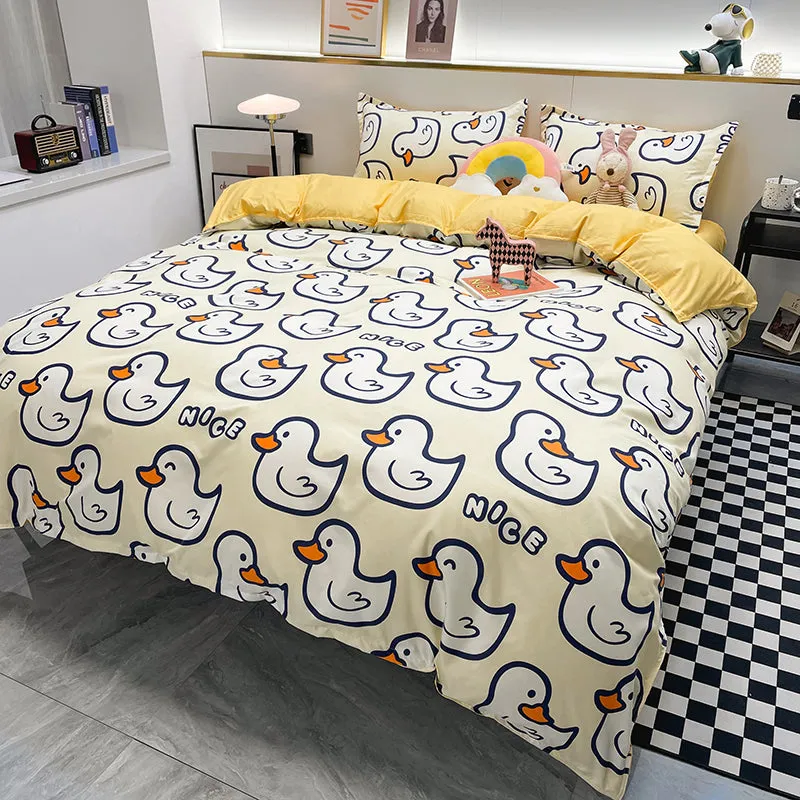 Cartoon Quack Quack Duck Bedding Sets