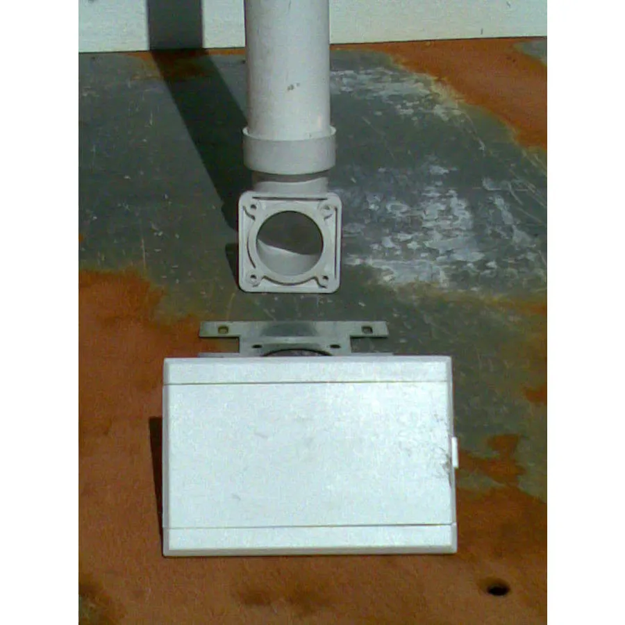 Central Ducted Vacuum System Flap Valve Backing Plate For Gyproc Mounting