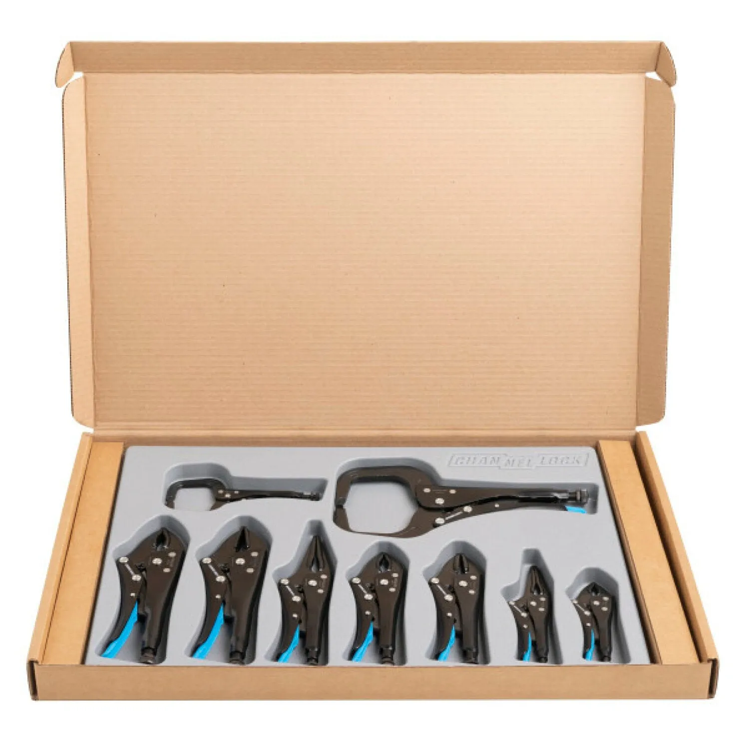 Channellock PC-L1 9PC Locking Pliers Set W/Tray